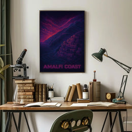 Amalfi Coast Poster Wall Art Print 18x24 Seaside Views