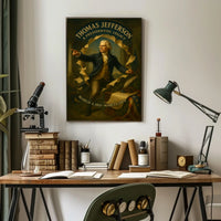 Influential American Leader Vintage Historical or Presidential Poster