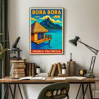 Bora Bora Tropical Paradise Poster