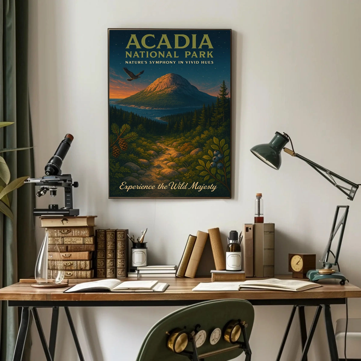 Acadia National Park Landscape Adventure Nature Poster