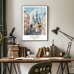 Scenic View of Tallinn Poster PosterGoat
