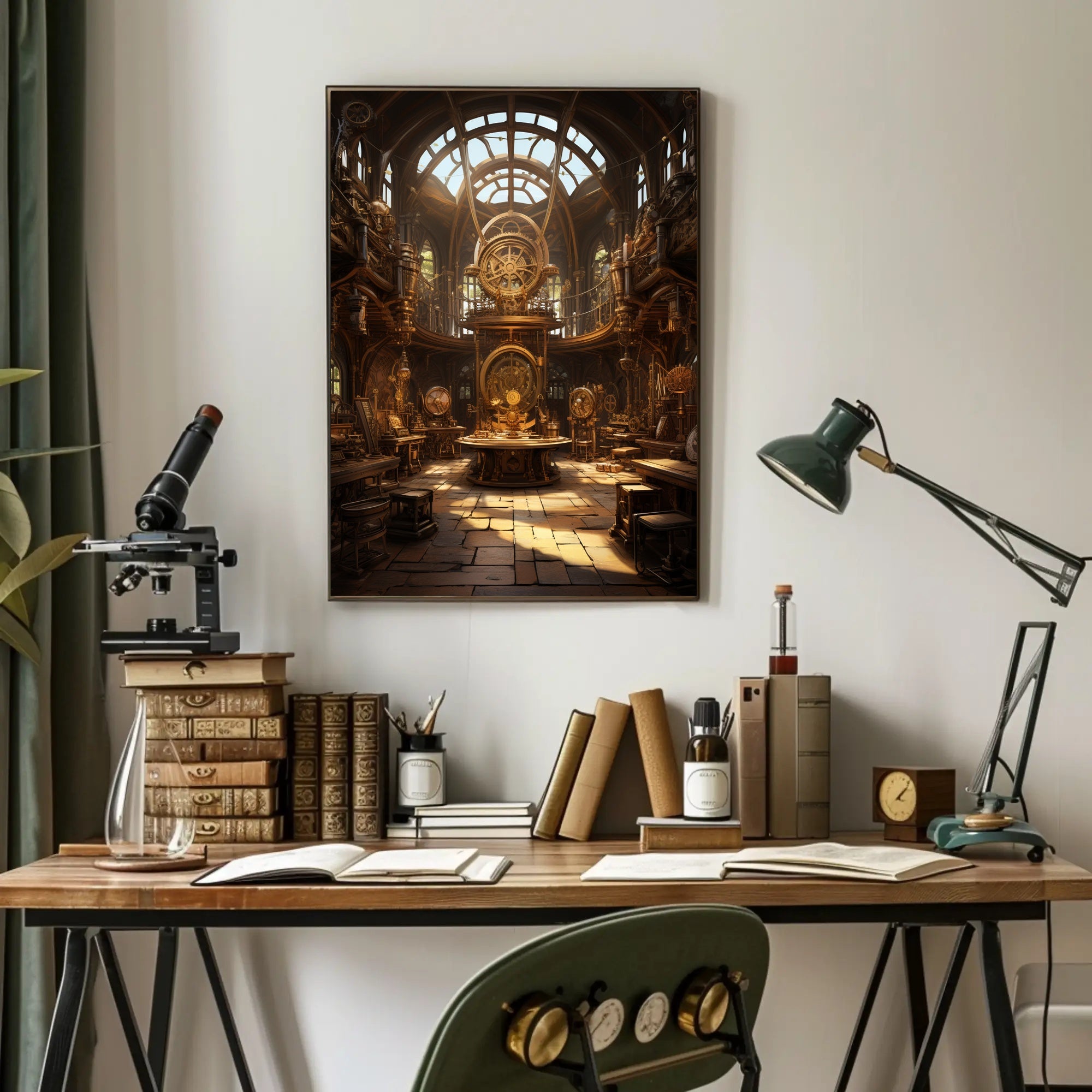 The Steampunk Observatory Poster