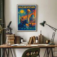 Kazakhstan Heritage Poster