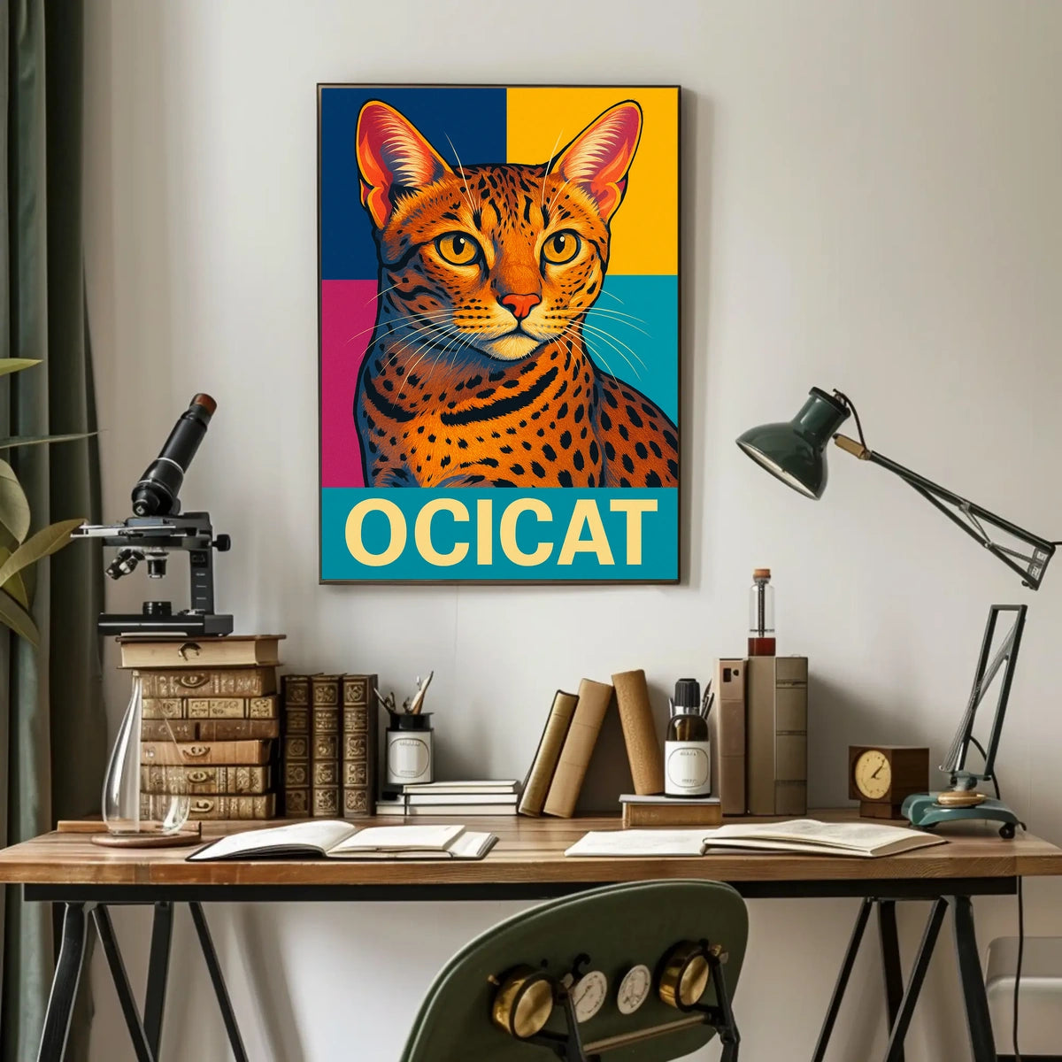 Ocicat Portrait Poster
