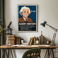 Albert Einstein Theoretical Physicist Poster