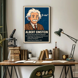 Albert Einstein Theoretical Physicist Poster