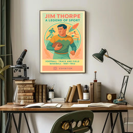 A Legend of Sport Exhibition Poster