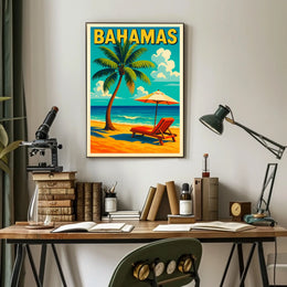 Bahamas Beach Paradise Poster