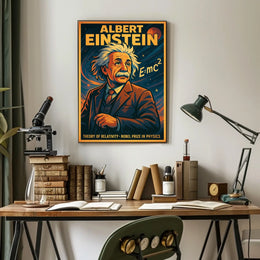 Albert Einstein Theory Of Relativity Poster