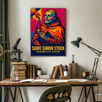 Saint Simon Stock Carmelite Friar Poster