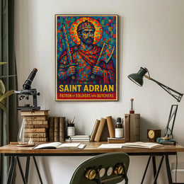 Saint Adrian Patron Of Soldiers And Poster