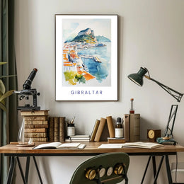 Scenic View of Gibraltar Poster PosterGoat