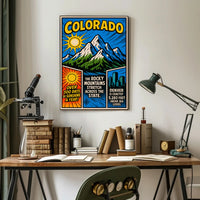 Colorado Mile High City Poster