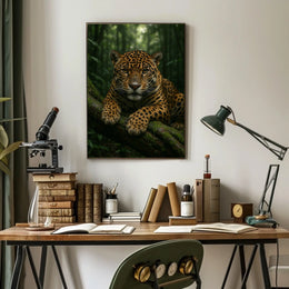 Majestic Jaguar in the Jungle Poster
