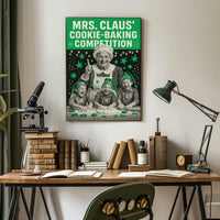 Mrs. Claus Cookie-Baking Competition Poster