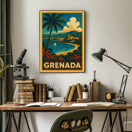Grenada Travel Poster