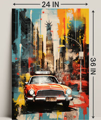 Urban Vibes A Colorful Journey Poster