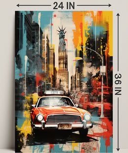 Urban Vibes A Colorful Journey Poster