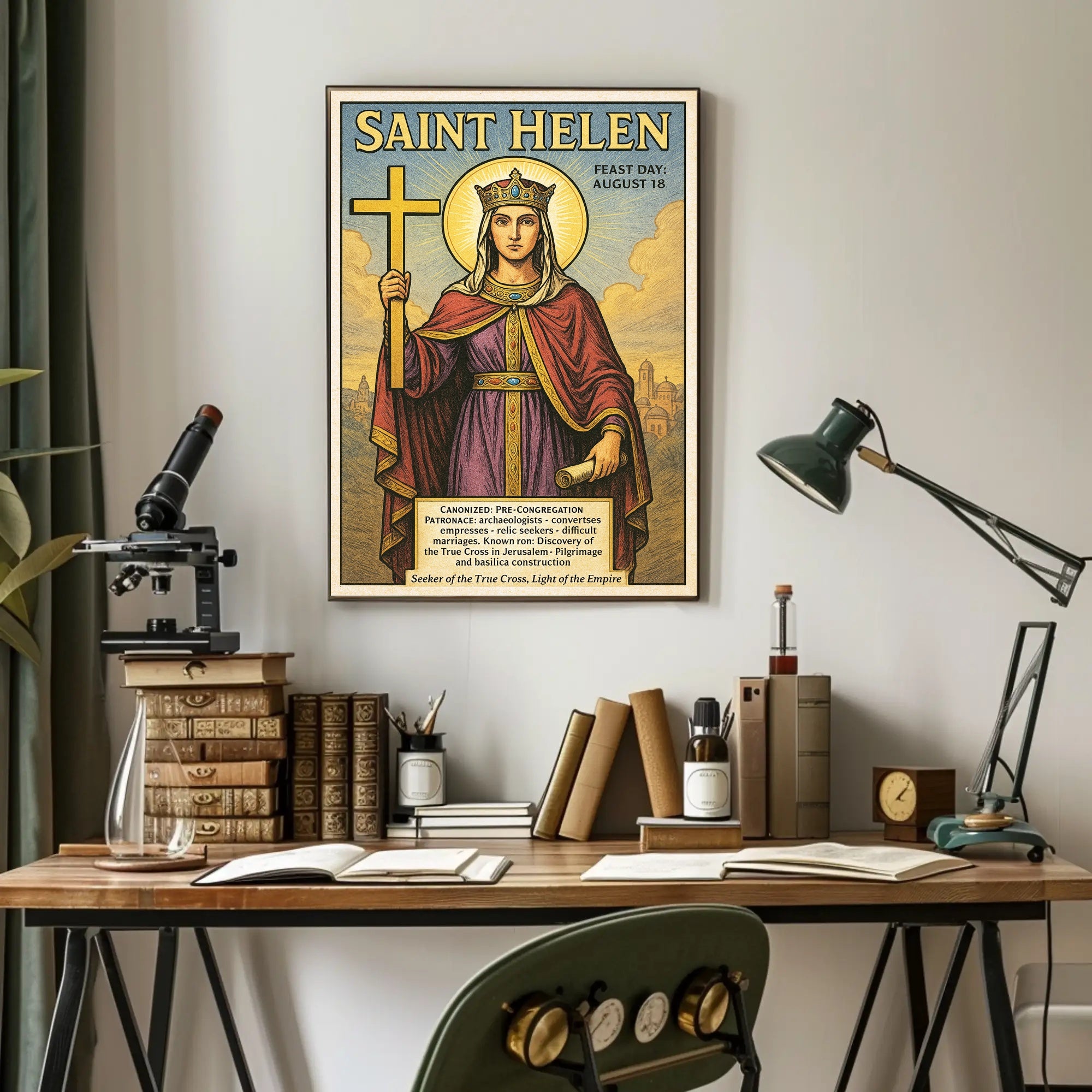 Saint Helen Poster PosterGoat