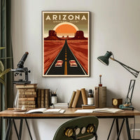 Journey Through Monument Valley Poster
