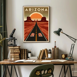Journey Through Monument Valley Poster