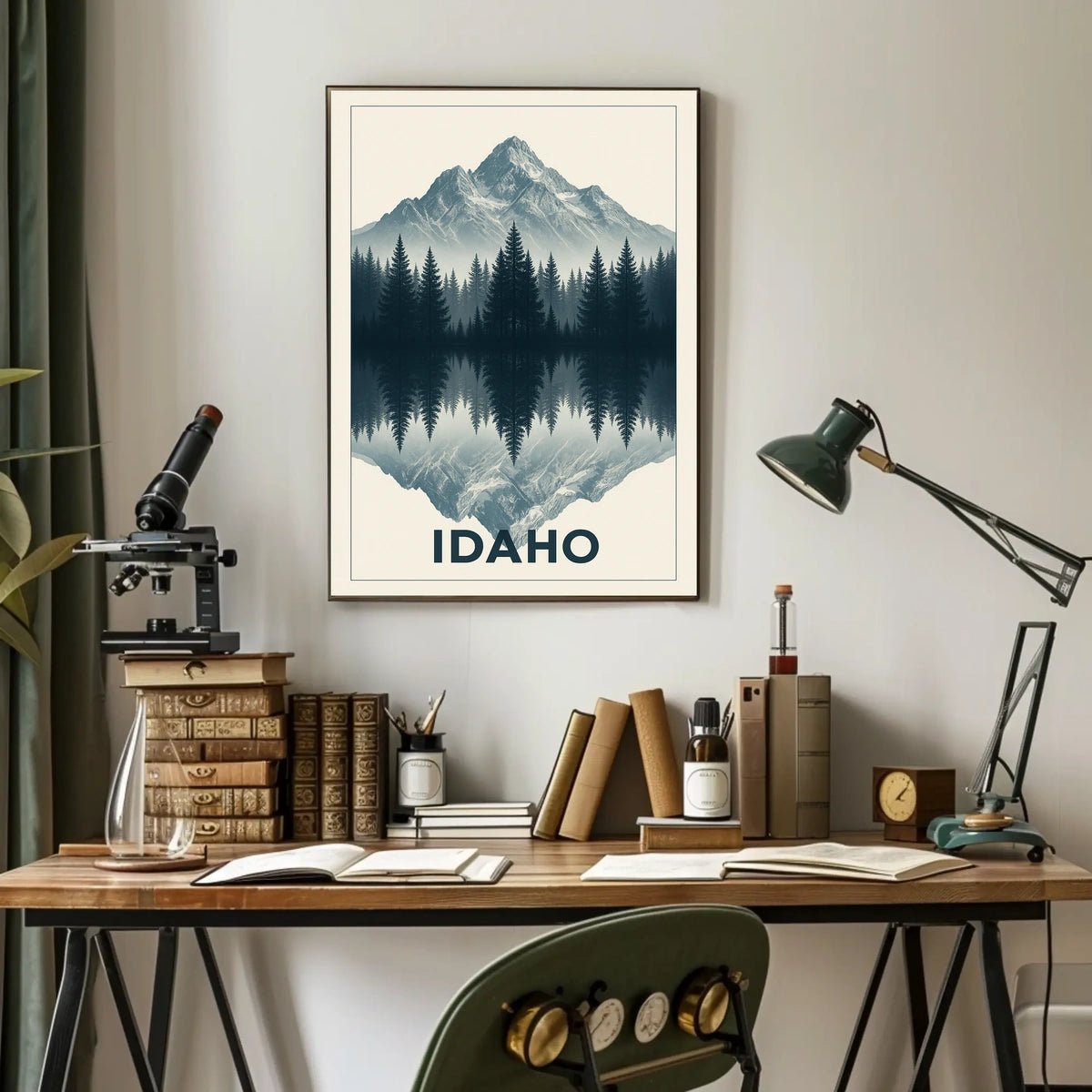 Idaho Mountain Reflection Poster