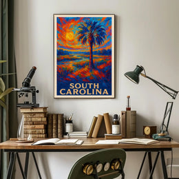 South Carolina Sunset Poster