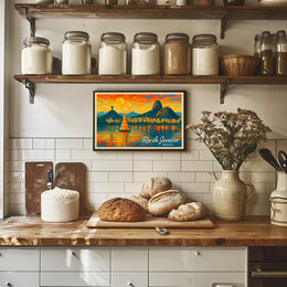 Rio de Janeiro Vibrant Mosaic Poster