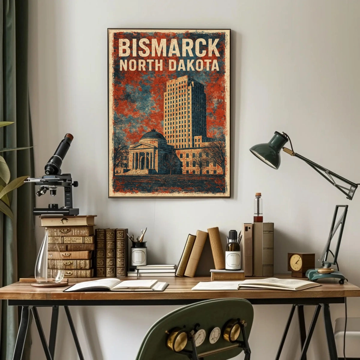 Bismarck, North Dakota Poster