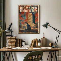 Bismarck, North Dakota Poster