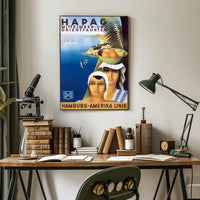 Hapag Mediterranean And Orient Cruises Poster