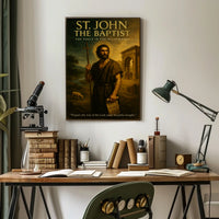 St. John the Baptist The Voice in the Wilderness Poster