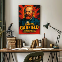 James Garfield 20th President Poster Vintage 18x24 Edition