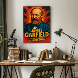 James Garfield 20th President Poster Vintage 18x24 Edition