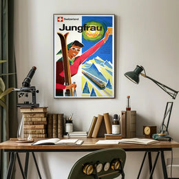 Explore the Jungfrau Region Poster PosterGoat
