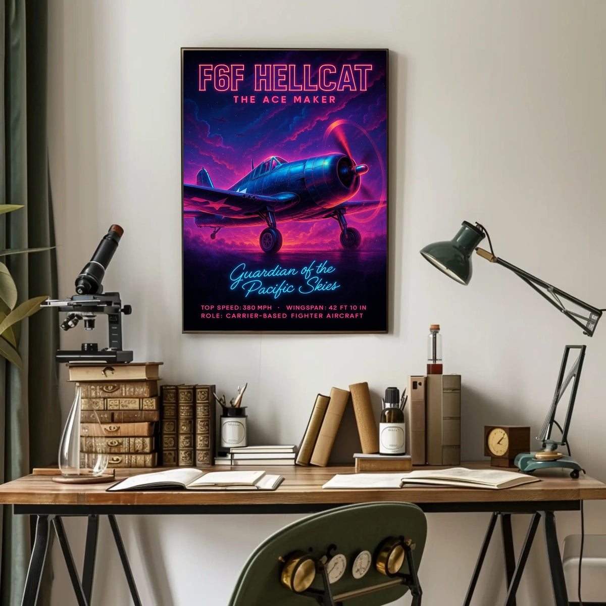 F6F Hellcat The Ace Maker Poster
