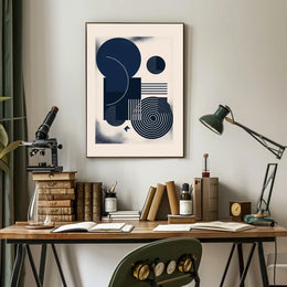 Vintage Architectural Silhouettes Art Poster