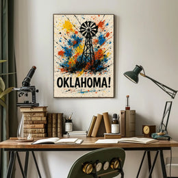 Oklahoma A Splash Of Color Poster