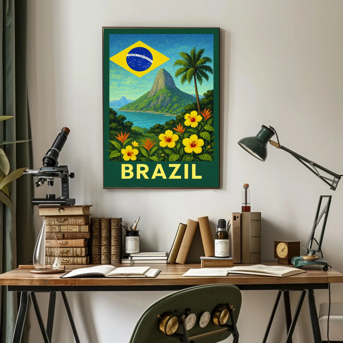 Brazil Vibrant Landscapes Poster
