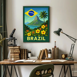 Brazil Vibrant Landscapes Poster