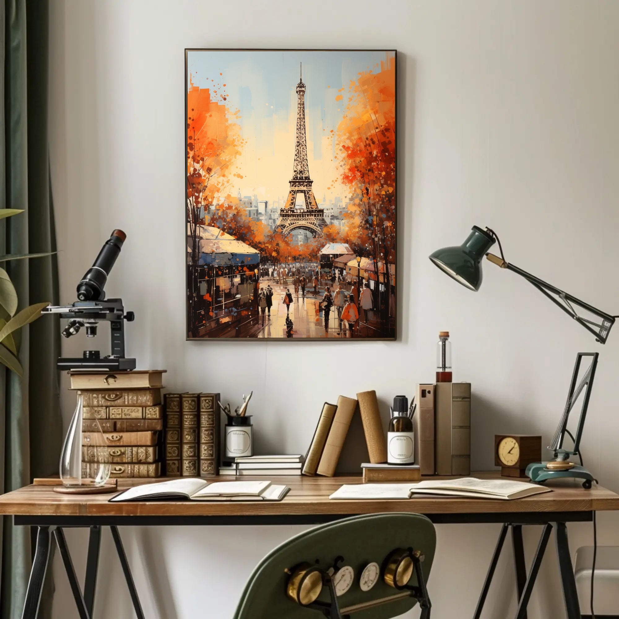 Autumn In Paris Poster