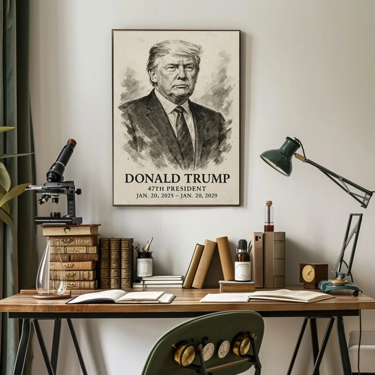 Trump 47th President Patriotic Photography Realism Poster