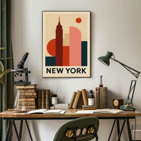 New York Skyline Art Poster
