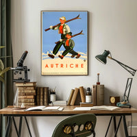 Discover Austria A Winter Adventure Poster