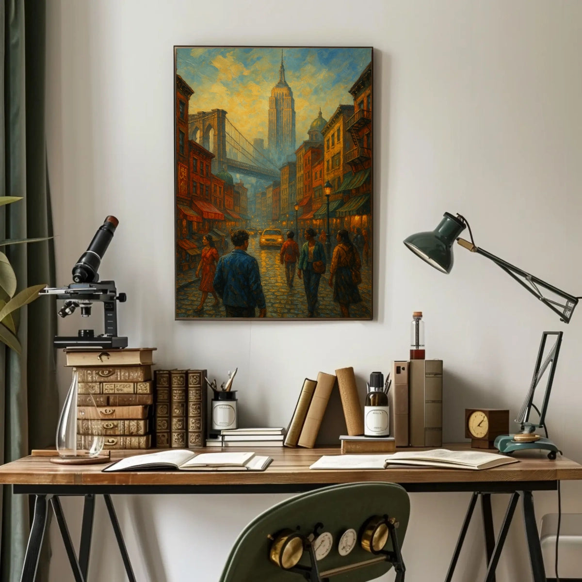 City Of Dreams Poster Dreamlike Cityscape At Dusk For Homes