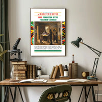 Black History Freedmen's Bureau 1865 Cultural Heritage Poster