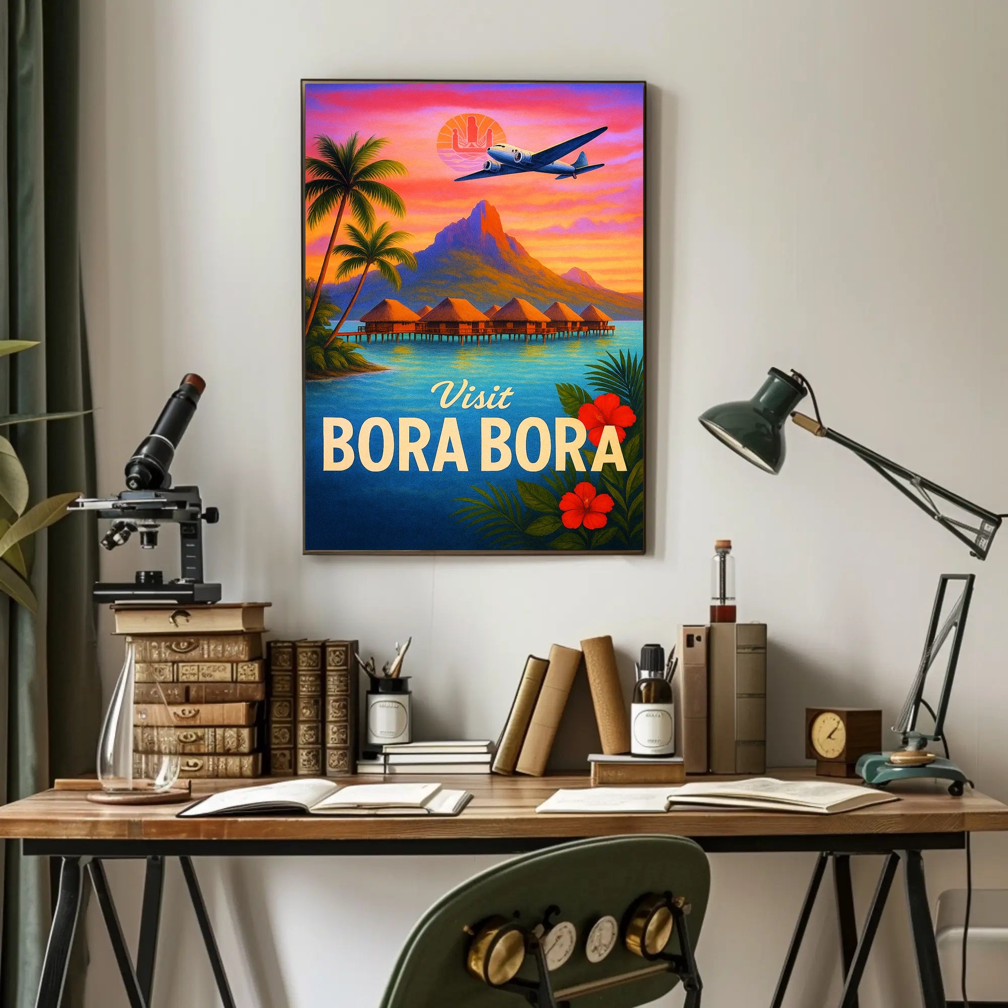 Visit Bora Bora Poster PosterGoat