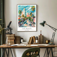 Los Angeles Vibes Poster PosterGoat