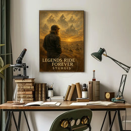 Timeless Brotherhood Motorcycle Adventure Cultural or Heritage Poster