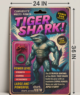 Tiger Shark Comic Con Exclusive Poster PosterGoat